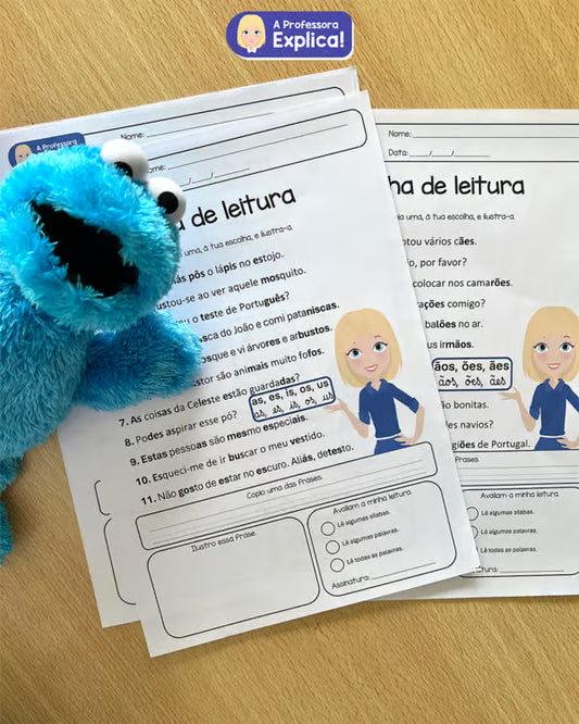 Fichas de leitura | Pack #6