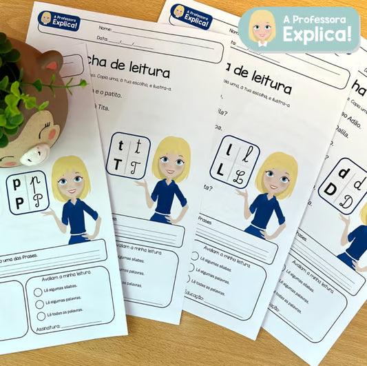 Fichas de leitura | Pack #1