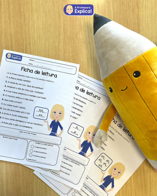 Fichas de leitura | Pack #3