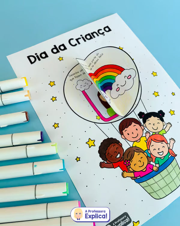 Dia da Criança | Balão de ar quente