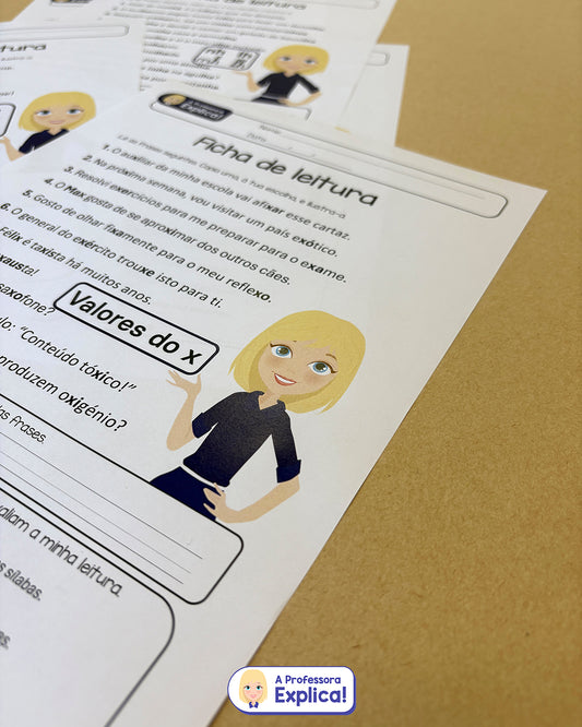 Fichas de leitura | Pack completo!