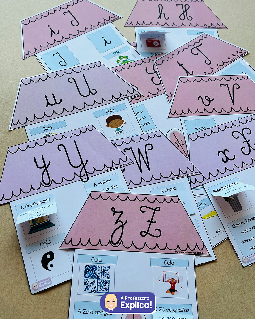 Casas das letras | da A a Z!