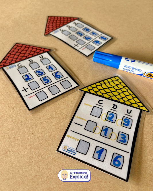 Casas | Algoritmo da adição e da subtração