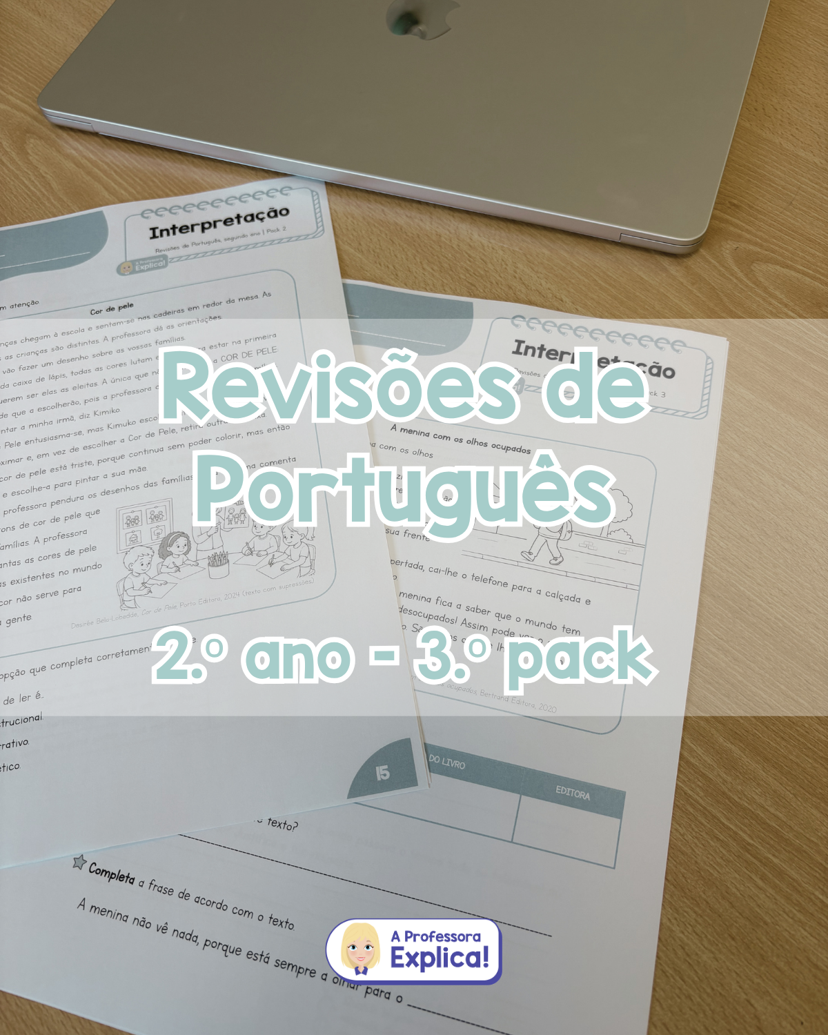 Revisões de Português - 2.º ano | Pack 3