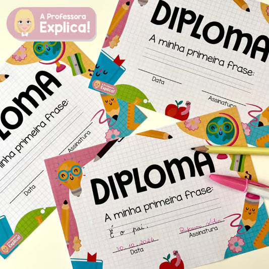 Diploma | A Minha Primeira Frase