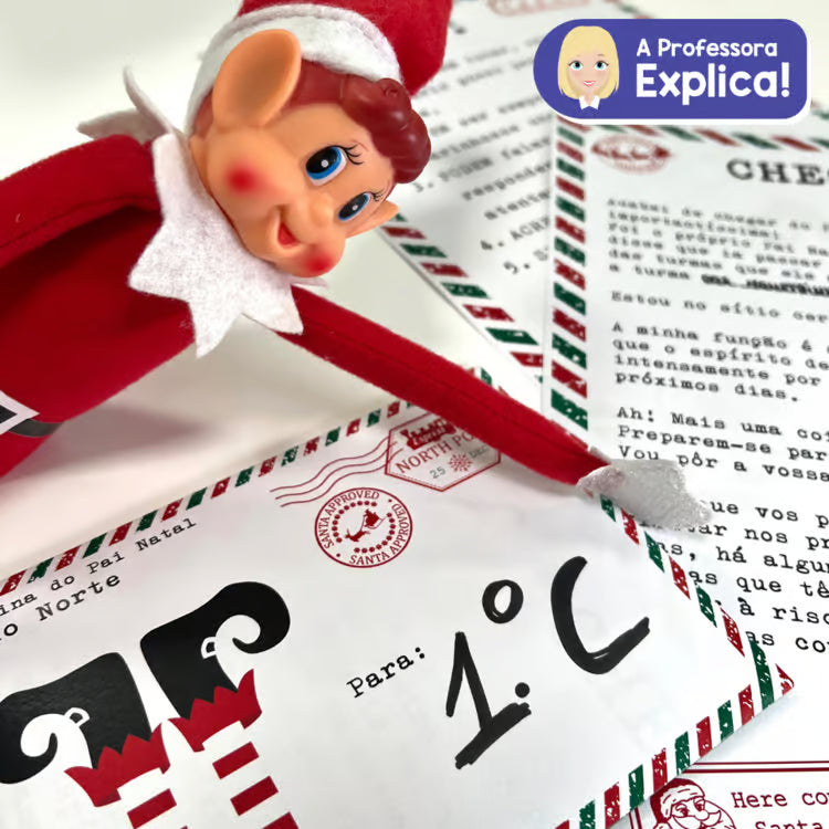 Natal | Carta, regras e envelope do Elfo