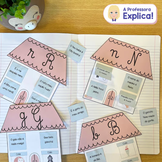 Casas das letras | Pack #4