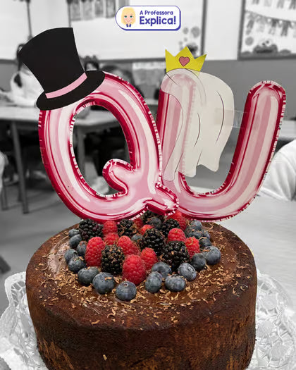 Casamento do "Q" e do "U".