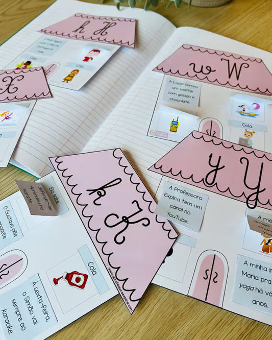 Casas das letras | Pack #6