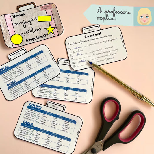 Mala dos verbos irregulares | Conjugações