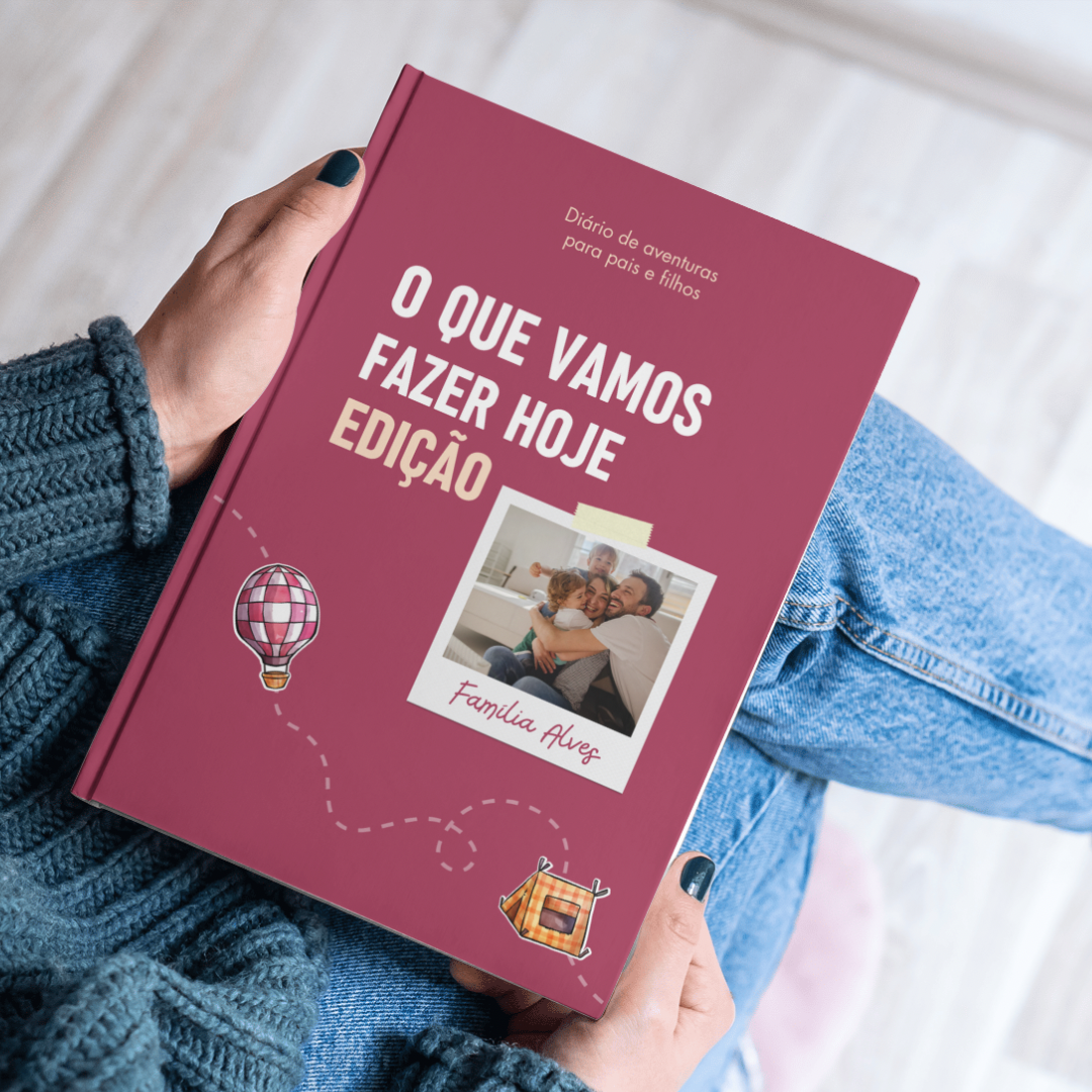 Diário de aventuras para pais e filhos