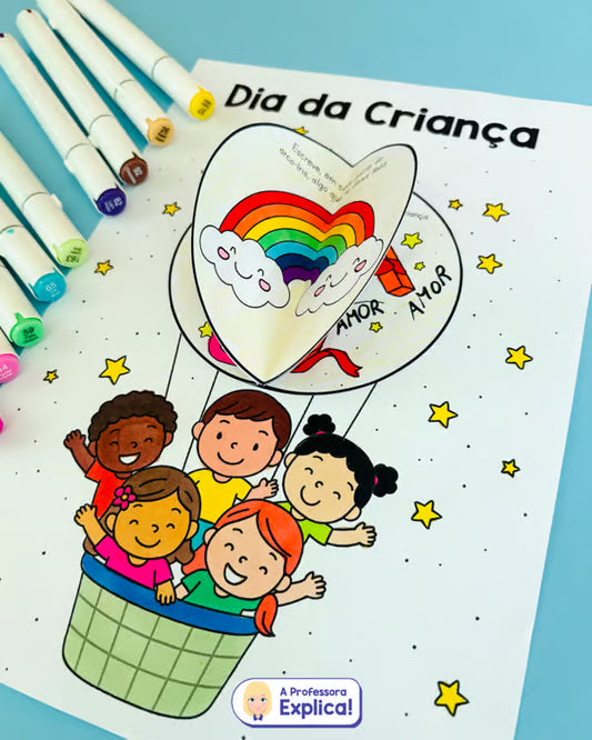 Dia da Criança | Balão de ar quente