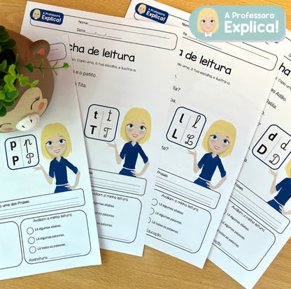 Fichas de leitura | Pack #1