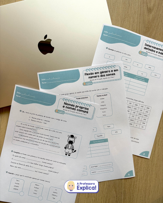 Revisões de Português - 2.º ano | Pack 1