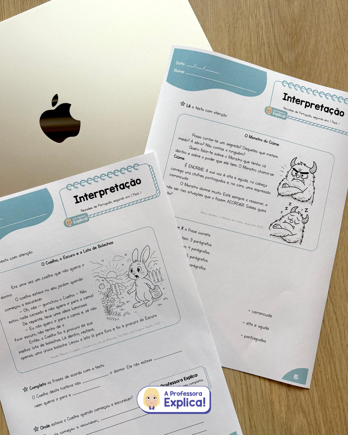 Revisões de Português - 2.º ano | Pack 1