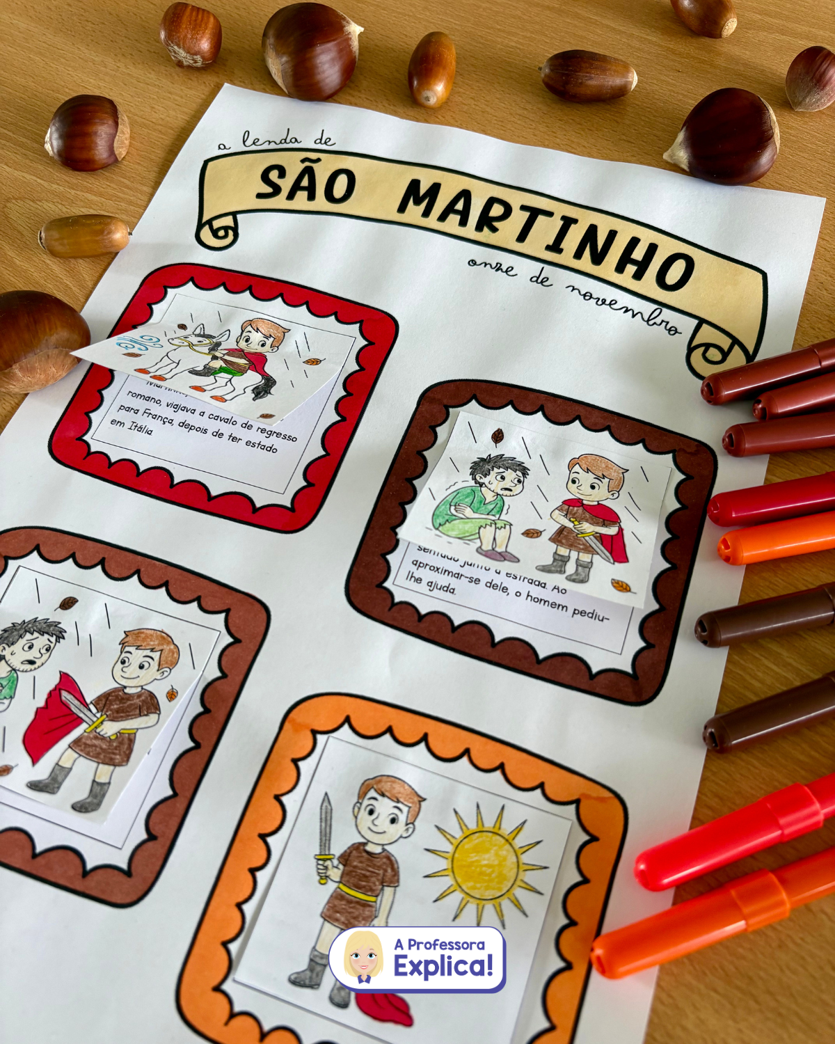 São Martinho | Lenda + ilustração