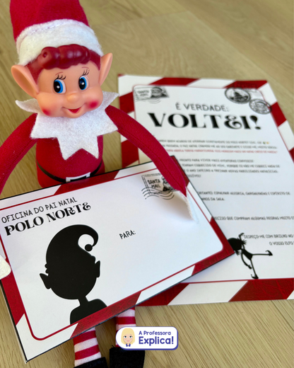 Elfo | Carta, envelope, regras e cartões