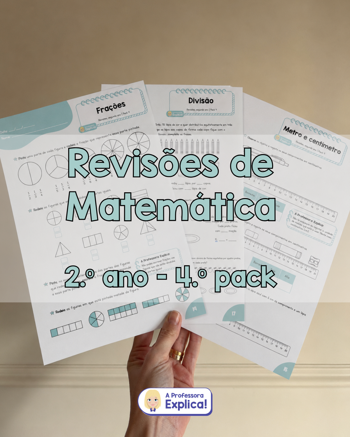 Revisões de Matemática - 2.º ano | Pack 4