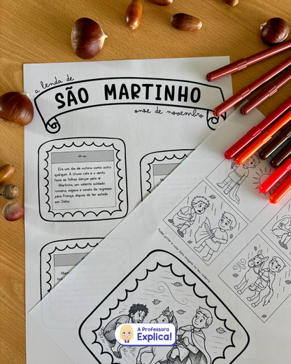 São Martinho | Lenda + ilustração
