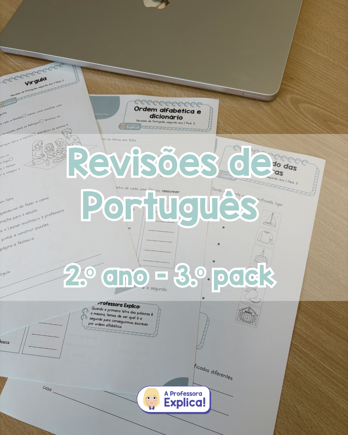 Revisões de Português - 2.º ano | Pack 3
