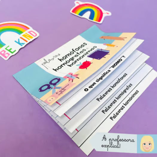 Palavras homófonas, homógrafos e homónimas | Flipbook