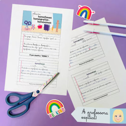Palavras homófonas, homógrafos e homónimas | Flipbook