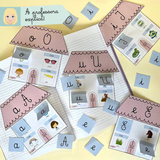 Casas das letras | Pack #1