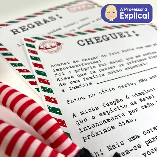 Natal | Carta, regras e envelope do Elfo