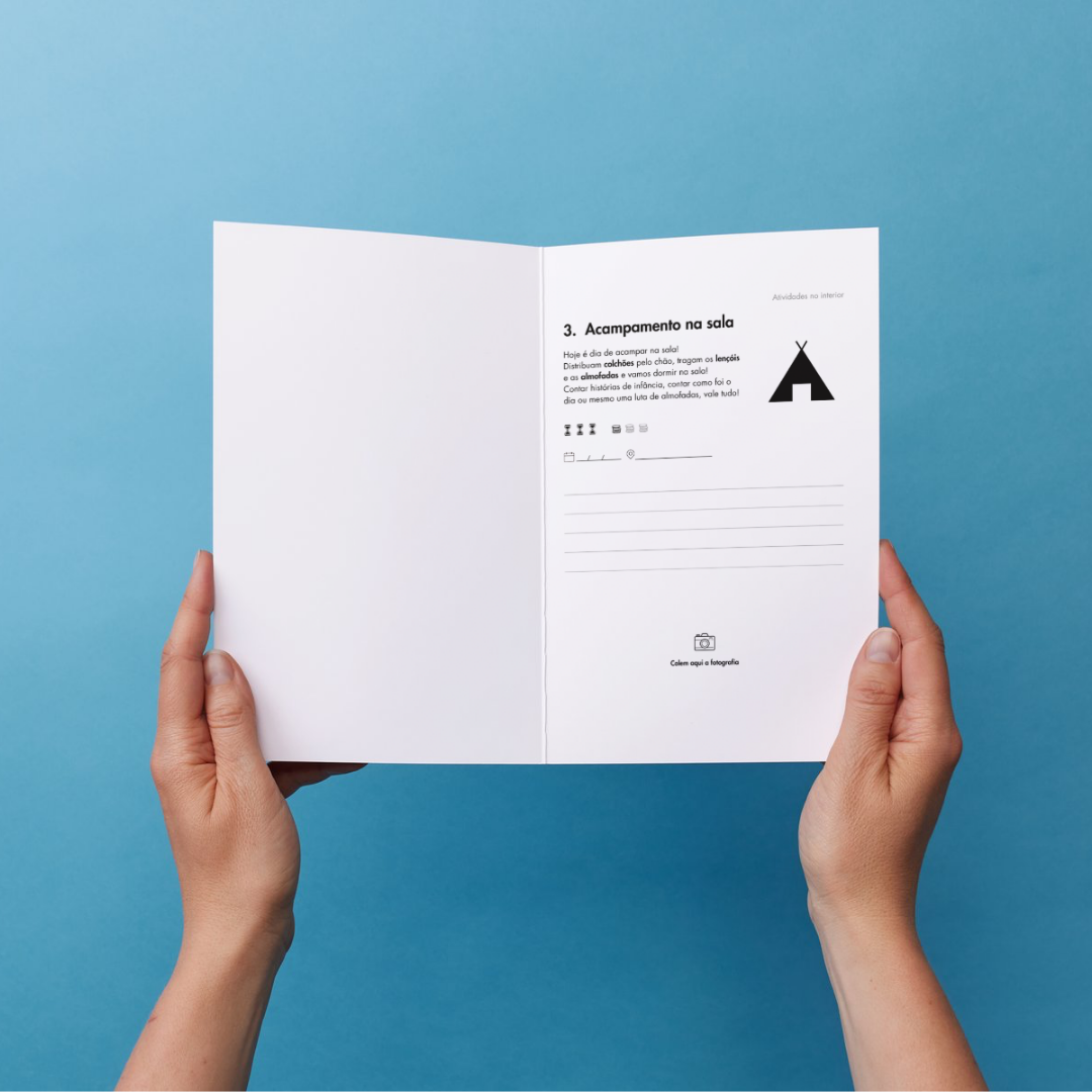 Diário de aventuras para pais e filhos