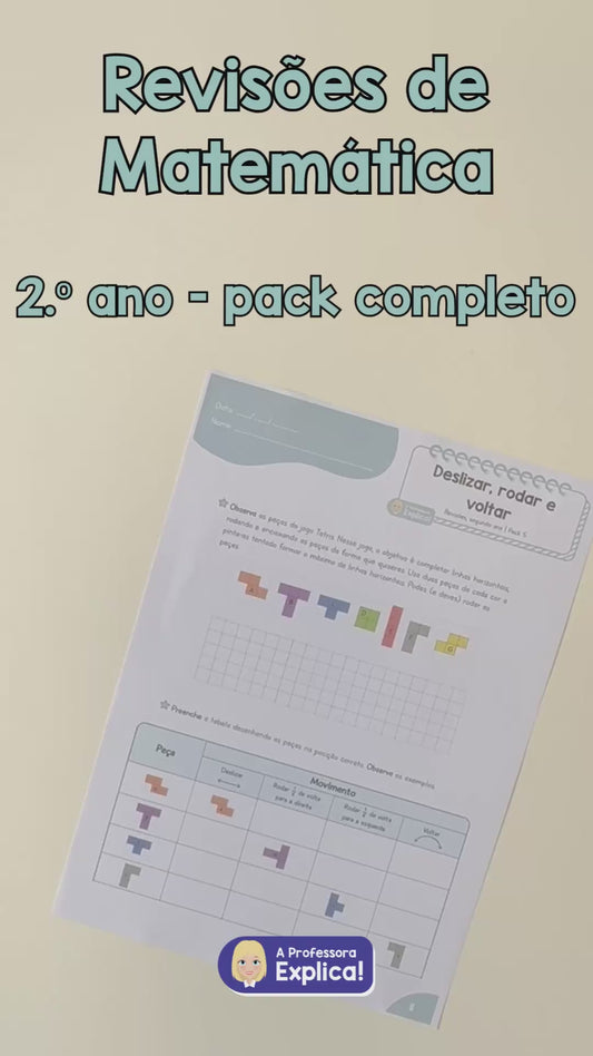 Revisões de Matemática - 2.º ano | Pack COMPLETO