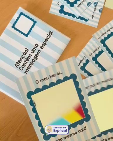 Dia do Pai | Cartão (espelho) + envelope